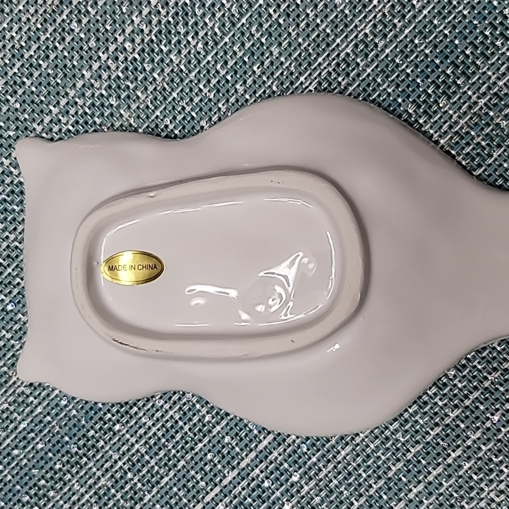 Spoonrest, Owl White NWT - Picture 5 of 7